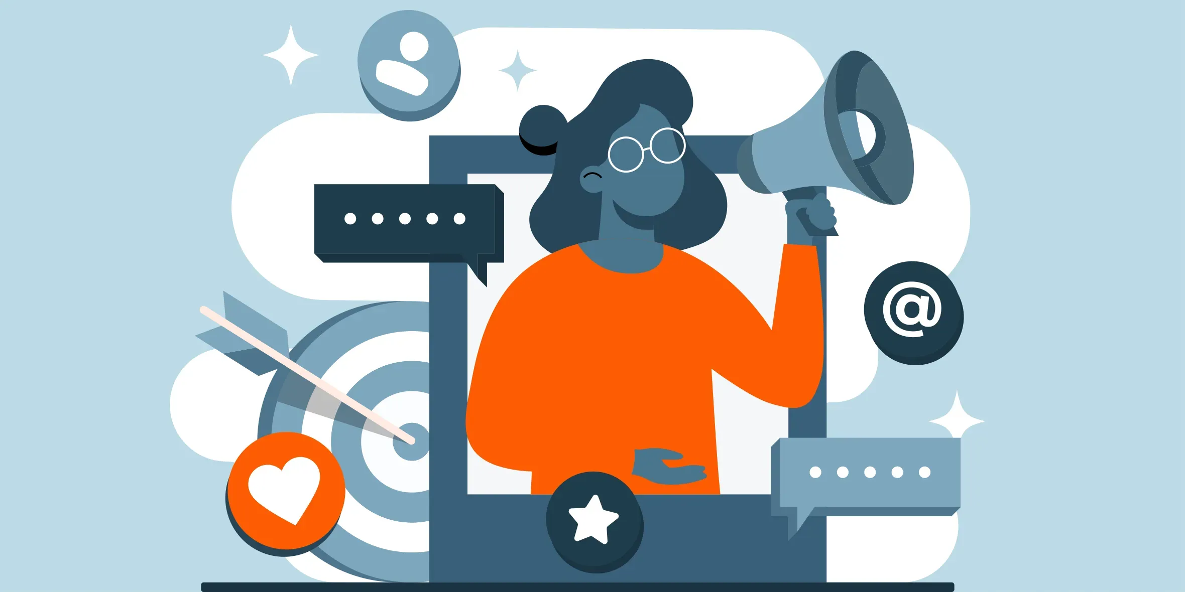 Woman with a Megaphone